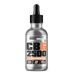 2500mg zero high maximum strength cbg oil cannabigerol