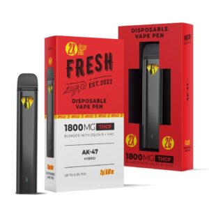 ak 47 vape pen thcp disposable fresh 1800mg