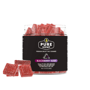 blackberry kush delta 9 thc cbd gummies