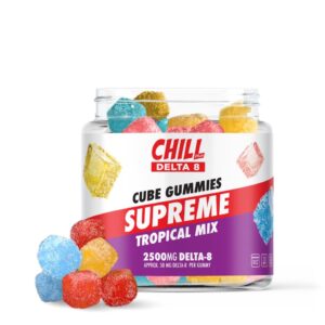 chill plus delta 8 thc supreme gummies tropical mix 2500mg