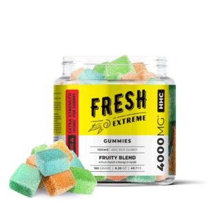 fruity blend gummies hhc fresh extreme 4000mg