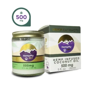 hemp infused organic coconut oil 500mg cbd full spectrum 5 fl oz jar