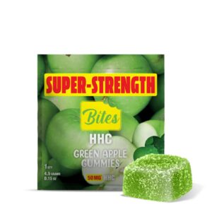 hhc bites 50mg puckered green apple hhc