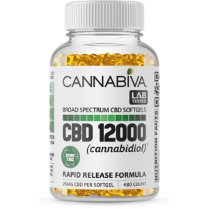 thc free 12000mg broad spectrum cbd softgel capsules