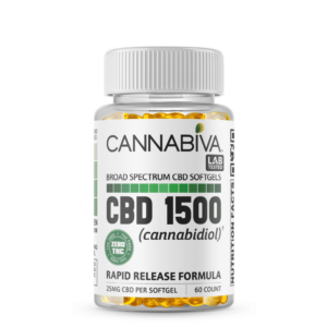 thc free 1500mg broad spectrum cbd softgel capsules