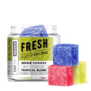 tropical blend gummies delta 9 fresh 150mg